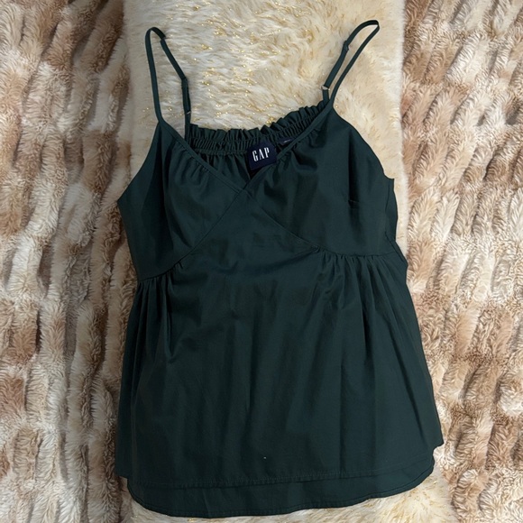 GAP Women's Dark Green Camisole Top - Picture 1 of 2